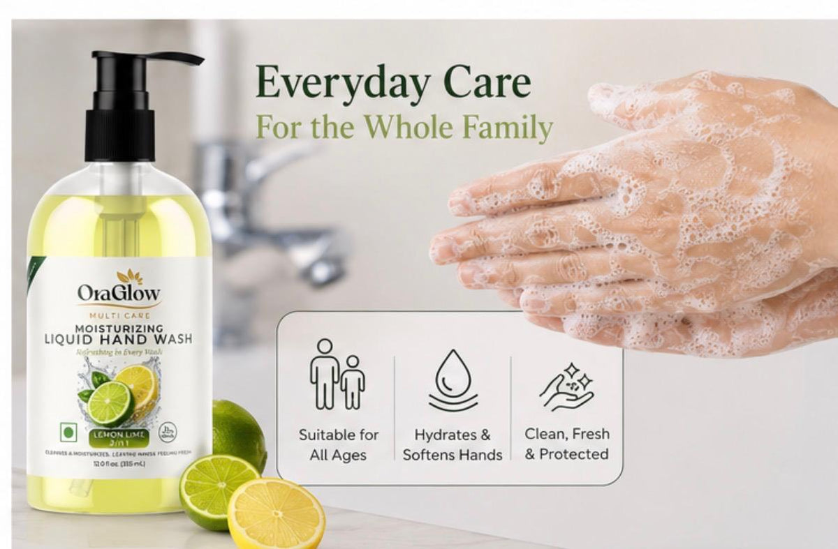 ORA Glow Moisturizing Liquid Hand Wash Lemon Lime 12 fl oz