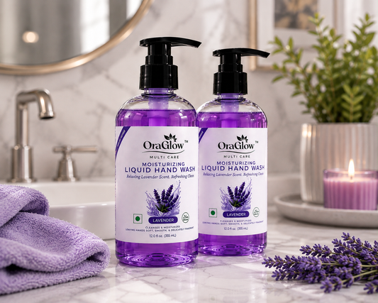 OraGlow Lavender moisturizing hand wash for everyday home use