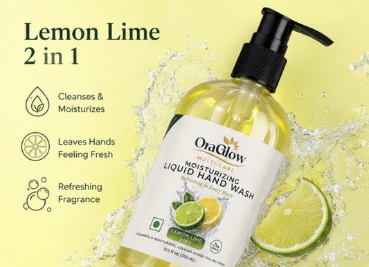 ORA Glow Moisturizing Liquid Hand Wash Lemon Lime 12 fl oz