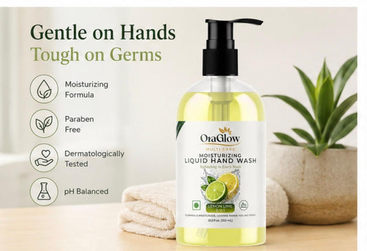 ORA Glow Moisturizing Liquid Hand Wash Lemon Lime 12 fl oz