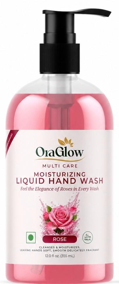 ORA Glow Rose Moisturizing Liquid Hand Wash – 12.0 fl oz (355 mL)